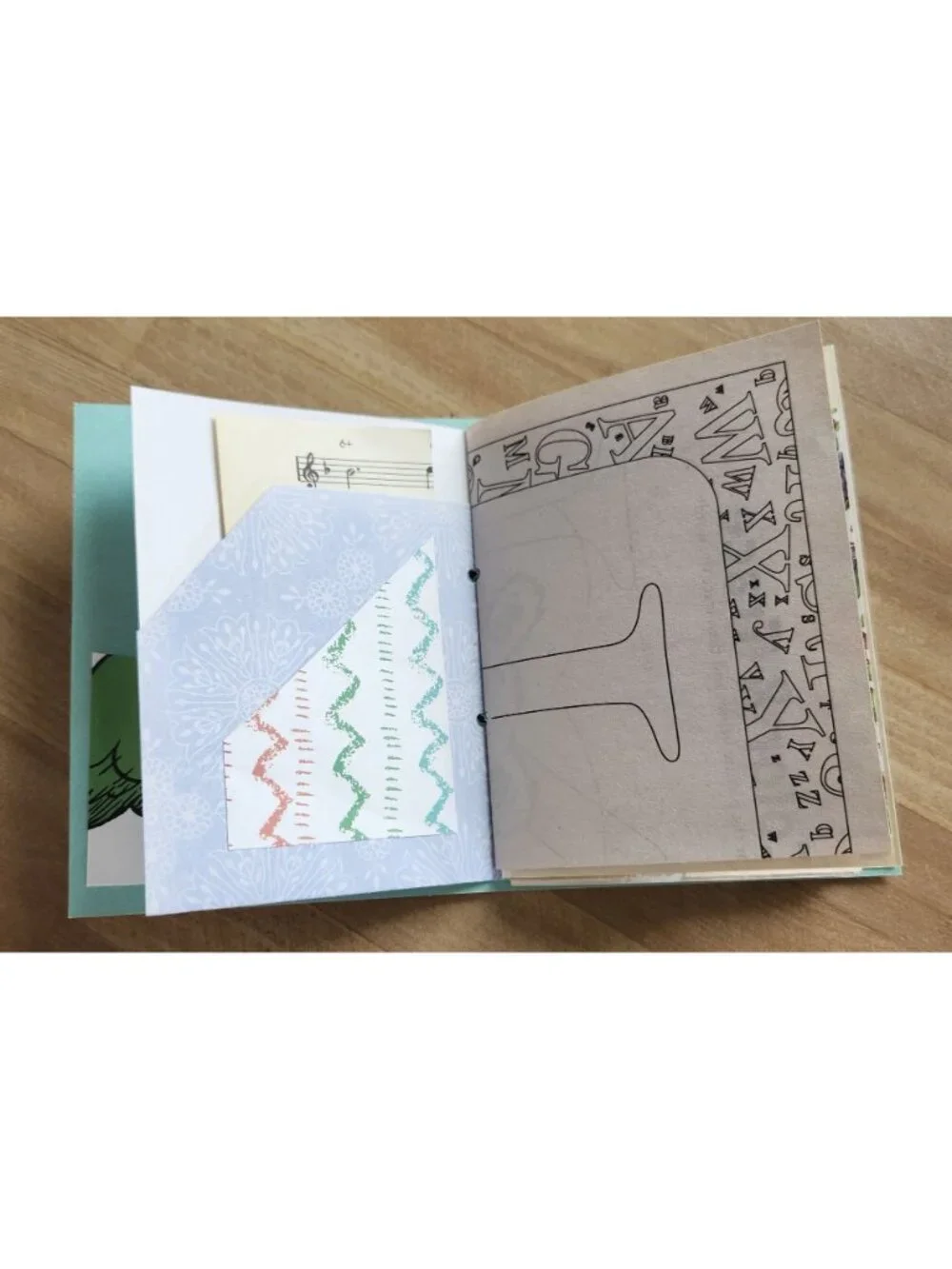 Happy Thoughts Junk Journal Handmade 60 pages